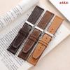 20mm 22mm Calfskin Genuine Leather Watchbands Quick Release Watch Band for Seiko for Omega Belt Vintage Brown Smartwatch Strap