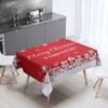 Christmas Tablecloth Coffee Table Table Cloth Holiday Gift Decoration Tarp