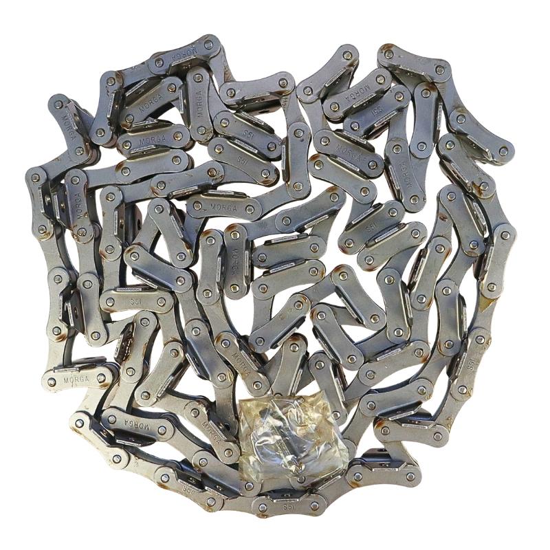 John Deere S51 Inclined Feeder Chain, K1 Catch, Every 2 Links, 5m, LS51K1.02, Hardened, MORGA