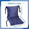 Chair Cushion with Backrest Keep Warm Seat Cushion for Office Bleacher Patio