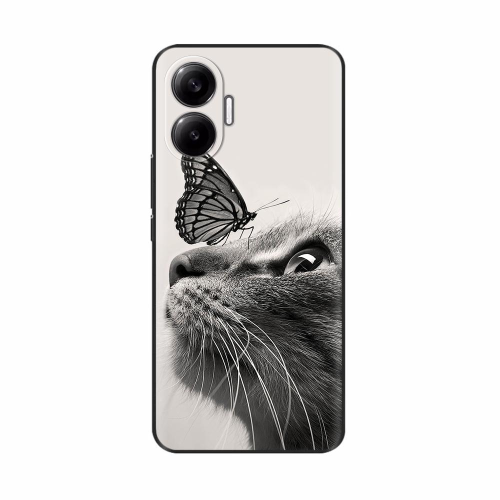 For Xiaomi Poco F7 PocoF7 Phone Cover For Redmi Turbo 4 Pro 5G Case Silicone Cute Love Painted Shockproof Shell Bumper Fundas