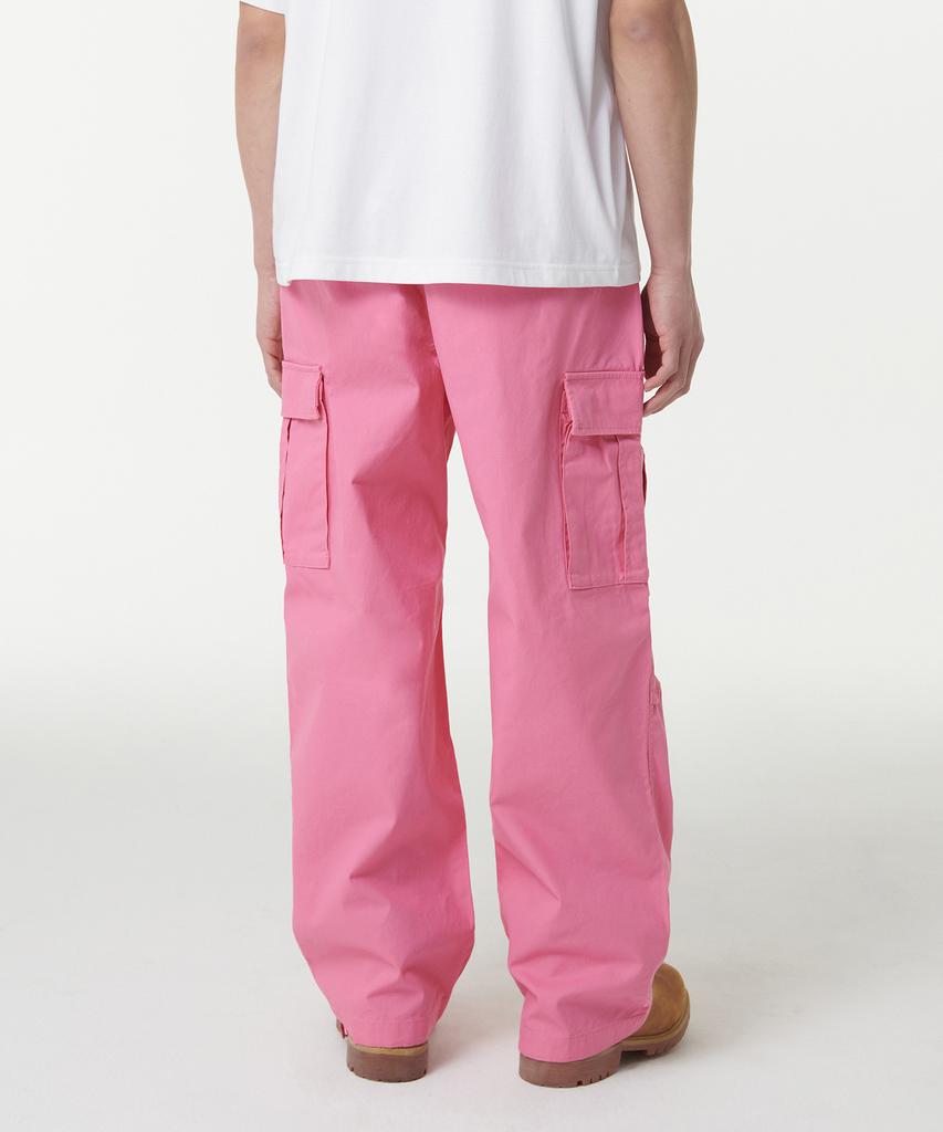 Musinsa Standard Cotton Parachute Cargo Pants [Pink]