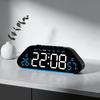 LED Digital Alarm Clock Temperature Week Date Display Timer Brightness Adjustment Electronic Table Clock with Ambient Light