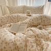 Sleep Grid Spring Cotton Printed Cute Series Four Piece Set