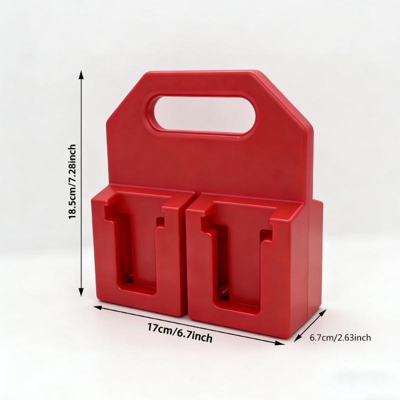 Portable Battery Organizers with Multiple Slots for Neat Keepings and Protections of 18V Power Tool Batteries