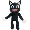Черная мультяшная кошка плюшевая игрушка мягкая аниме кошка плюшевые игрушки дети день рождения рождество новый год подарок