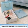 Bahainiao Gift Box, Empty Box for Birthday, Mother\'s Day, Valentine\'s Day, 520 Gift Box, Wedding Favor, Blue Bow, Medium Size