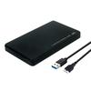 Gabinete Metálico para SSD SATA de 2,5 Polegadas para USB 3.0 Caixa Protetora Externa para Disco Rígido para HD Caixa Plástica