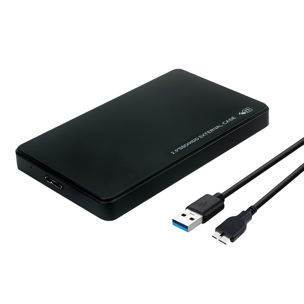 Gabinete Metálico para SSD SATA de 2,5 Polegadas para USB 3.0 Caixa Protetora Externa para Disco Rígido para HD Caixa Plástica