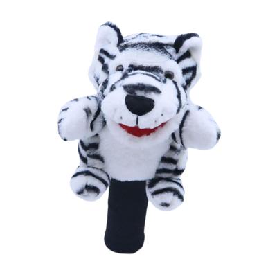 Soft Plush Golf Wood Driver Headcover Cartoon Golfer Gift Club Head Cover for Birthdays Festivals Parks Golf Courses Beginner