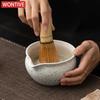1/2/4pcs Sesame Polka Dots Tea Making Tools Matcha Bowl Tea Ripening And Lepening Japanese Tea Spoon To Make Foam And Stir Tools