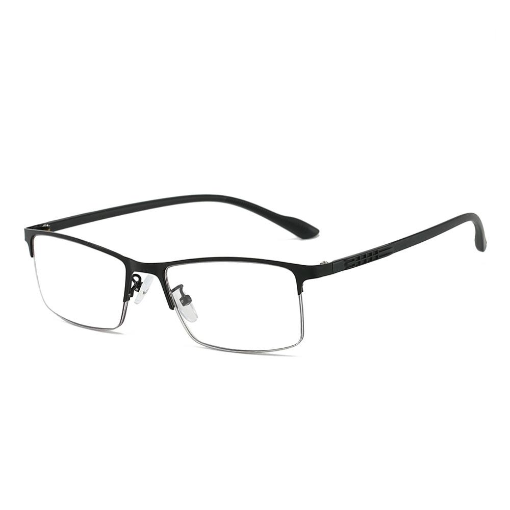 Business Multi-Focus Color-Changing Reading Glasses Anti-Blue Light Flat Glasses Reading Glasses For Near And Far Use