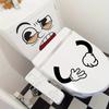 Funny Expression Stickers for Refrigerator Wall Toilet - Decorative Decals for Bedroom Bathroom Home Decor