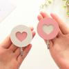 Creative Wooden Wall Hook No Punching Decorative Heart Shaped Hook Self-adhesive Key Holder Home