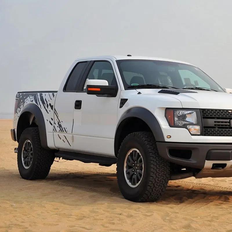 Pickup Body Side Stickers For Isuzu Dmax Dodge RAM 1500 Toyota Hilux Tacoma VW Amarok Truck Splash Decor Decals Auto Accessories