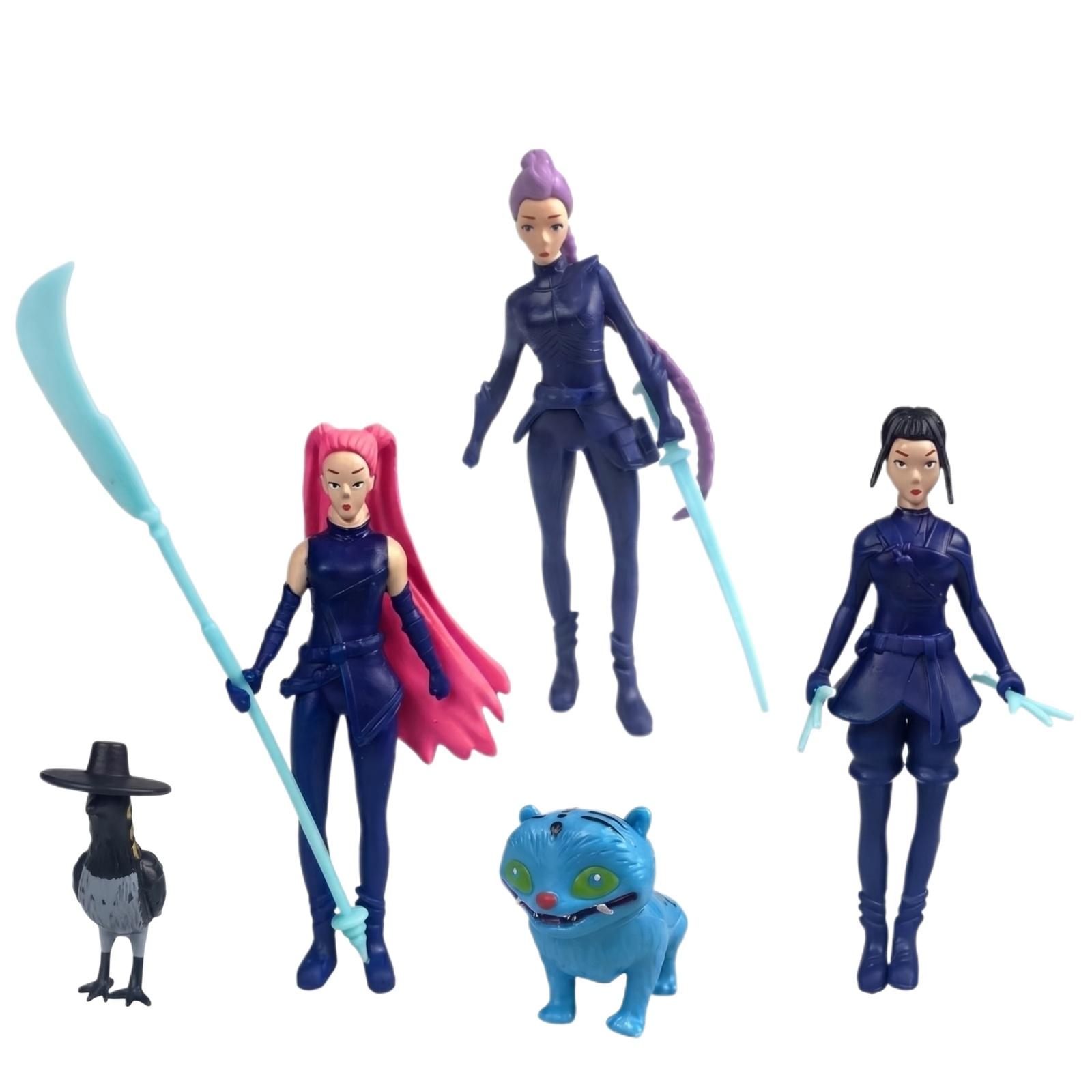 

Non-movable Doll Collection Version Scale Doll Desktop Ornaments(3D) One Size синий