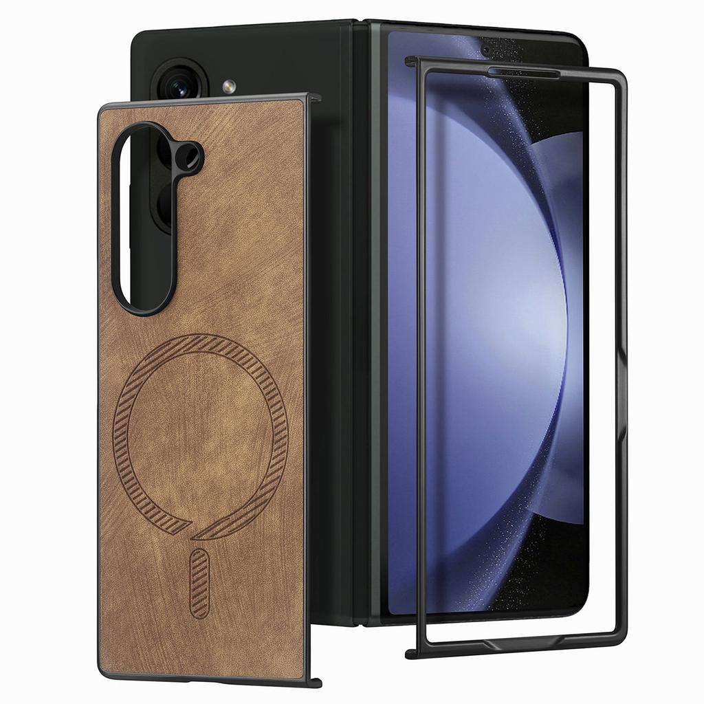 For Samsung Galaxy Z Fold6 5G Magnetic Case Detachable PU+TPU Phone Cover