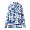 Fashion Style 2024 Spring New Arrival Women's Clothing Temperament Wild Slim Looking Flower Print Shirt 2591124 044