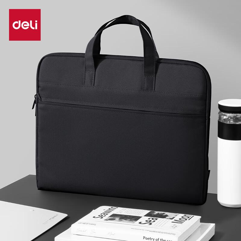 Deli Oxford Fabric Business Briefcase
