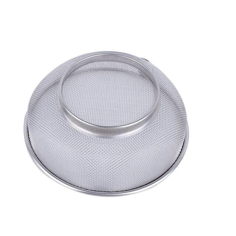 Mesh Stainless Steel Strainers Kitchen Draining Washing Basket Fruit Vegetable Washing Colanders Leakage Basin Soaking Wash Bowl