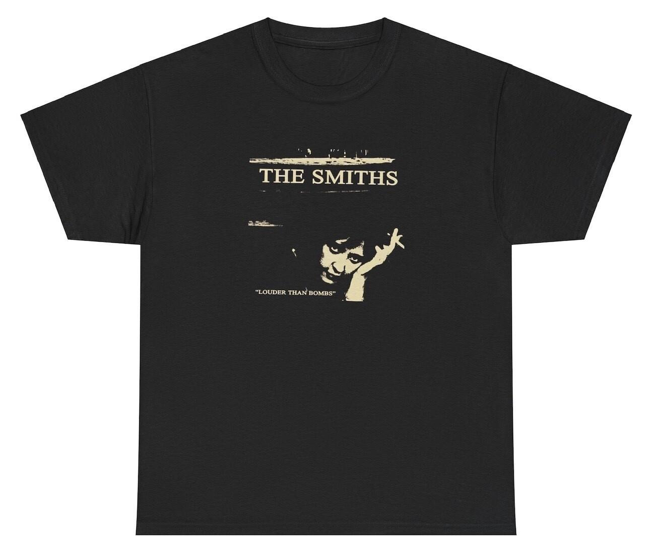 The Smiths T Shirt Band Gift Fan Morrissey 80s Louder Than Bombs Rock Band Tee XXXXL