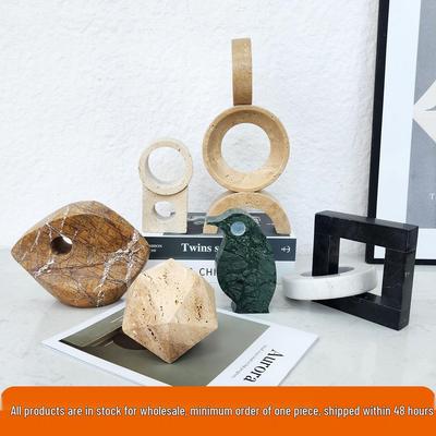Modern Marble Ornaments for Living Room & Console Table Decor