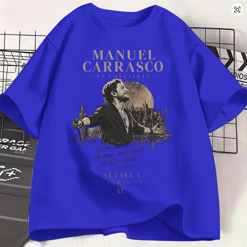 Unisexs Unisexuel Carrasco T Shirts 2026 Salvaje Tour Cotton Clothes Funny Short Sleeve Round Neck Tee Shirt Graphic Tshirts