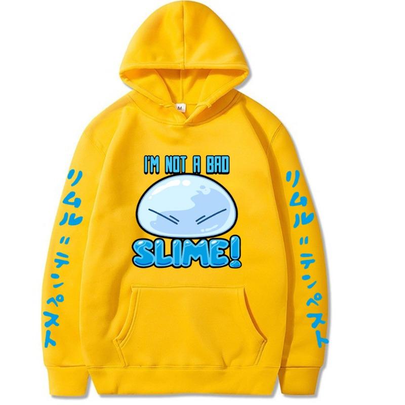 Anime Tensei Shitara Slime Datta Ken Hoodie Men Women Harajuku Pullover Street Wear Unisex Winter Plushed Sweater