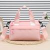 Summer new multi-purpose girls' small cloth bag shoulder crossbody portable casual female student multi-zipper cloth bag