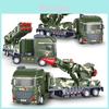 Inertia Childrens Military Car With Rocket Missile And Cannon For Developmental Play