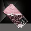 Leopard Print Rhinestone Snake Pattern Glass Phone Case For iPhone 16 17 Pro Max 11 12 13 14 15 17Air 16E 7 8 Plus XR XS X Cover