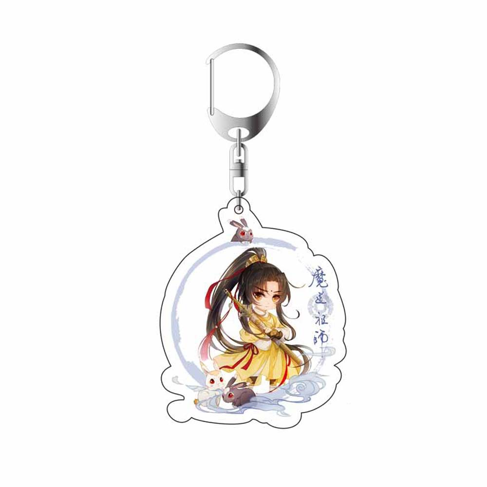 Wuxian Acrylic Grandmaster of Demonic Bag Pendant Mo Dao Zu Shi Keychain Key Ring Holder Key Rings