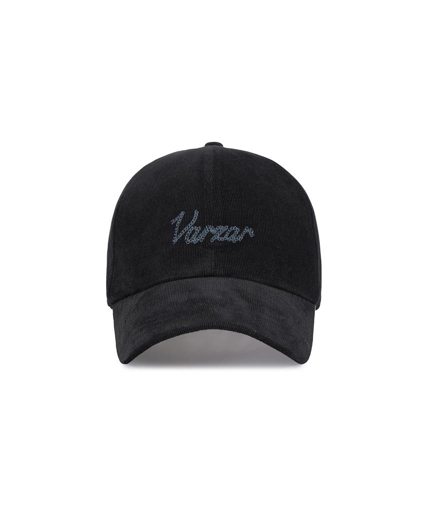 Bajal Chain Logo Corduroy Og Fit Ball Cap Black