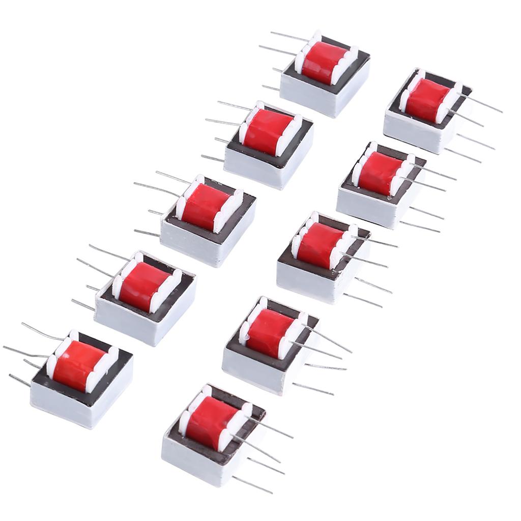 10pcs/pack 600 : 600 Ohm 1:1 EI14 Isolation Transformer Audio