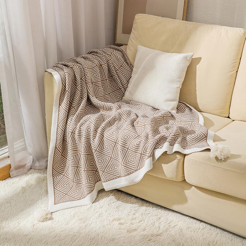 Bohemian Sofa Blanket Blanket Knitted Blanket Covered Quilt Air Conditioning Blanket Bedside Blanket Office Nap Blanket