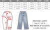 WEGO Denim Denim Long Size Type B Lightly Denim Finish Women's Straight-leg Pants, Jeans, Bottoms, Pants, Simple, Casual, Stylish, Gift, Classic,