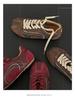 Women's Retro Brown Soft Sole Shoes - Lightweight German-Style Sneakers with Thin Sole