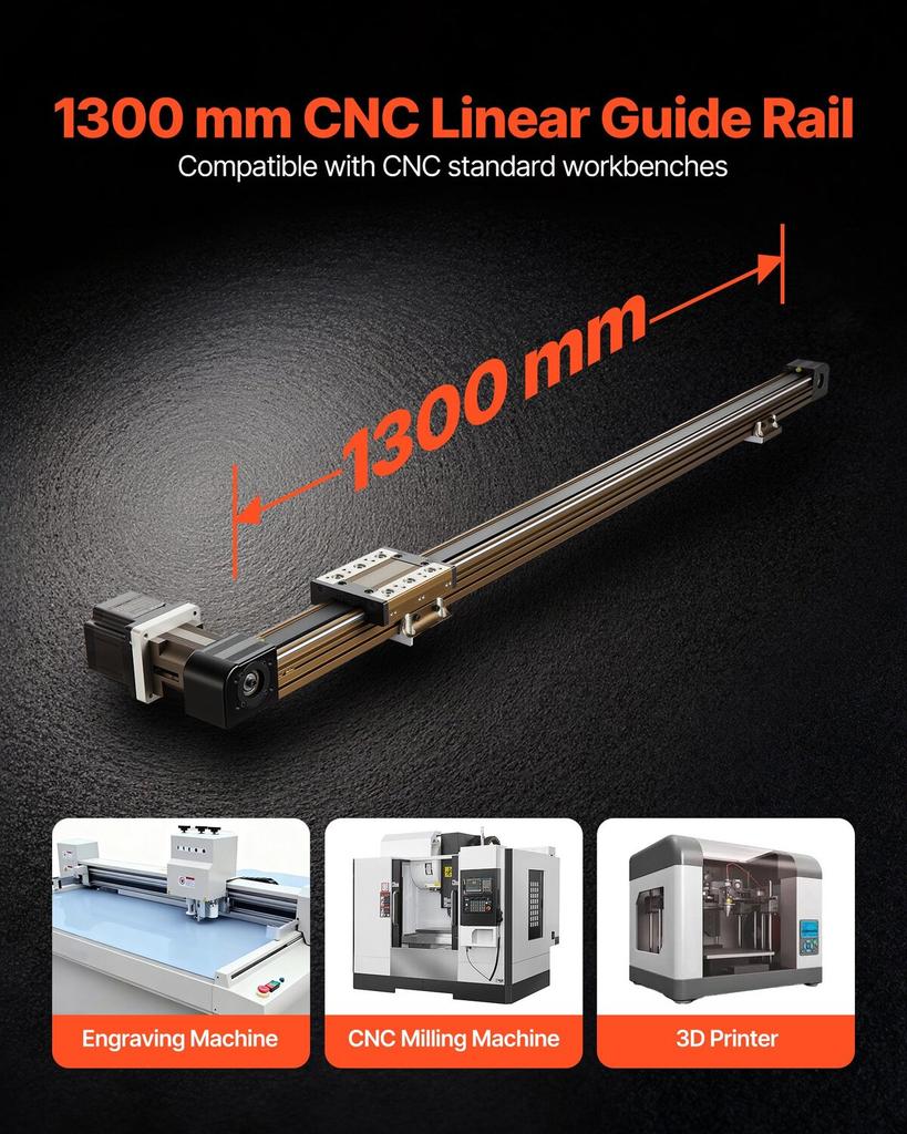 Lineare Führungsschiene, Riemenantrieb, CNC Linearmotion-Stufenaktuator, mit Nema34 Schrittmotor, 1300 mm Verfahrweg Arbeitsgröße, Hochgeschwindigkeits-motorisiert, für