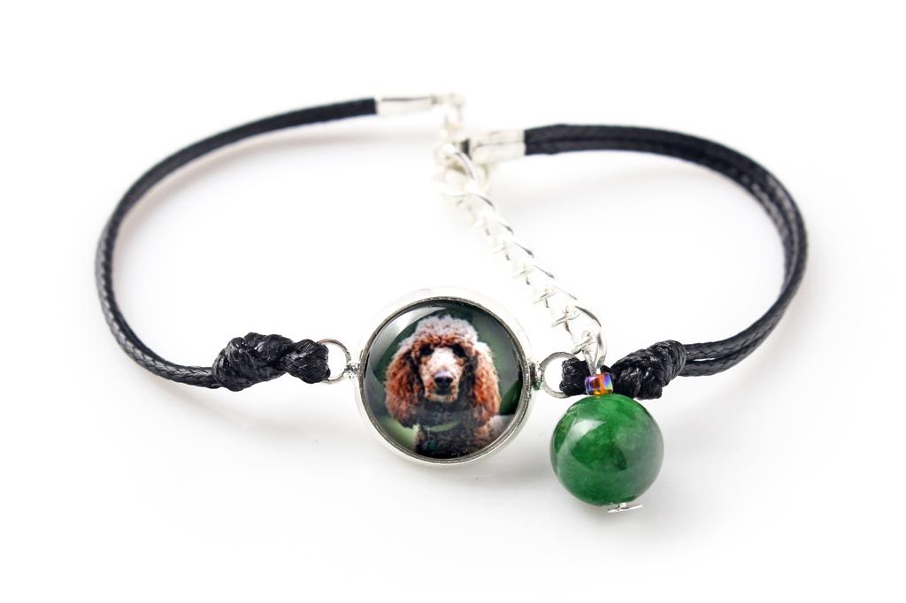 Poodle - bracelet with your photo handmade, unique jewelry from the Art-Dog brand