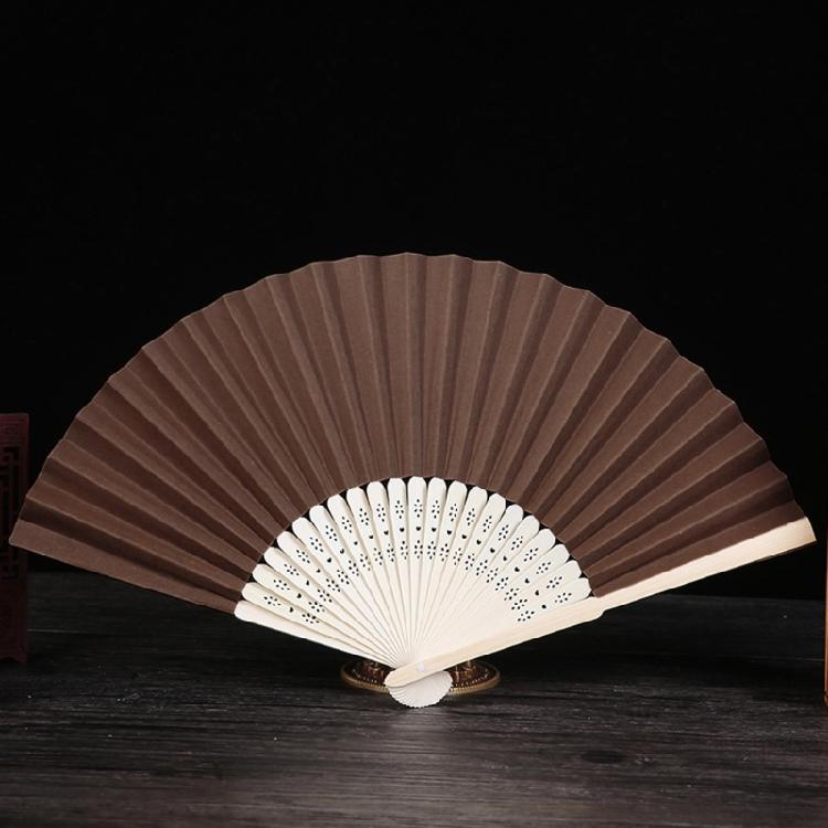 Handheld Fan Blank Folding Fan DIY Wedding Decoration Bamboo Hand Held Fan Craft