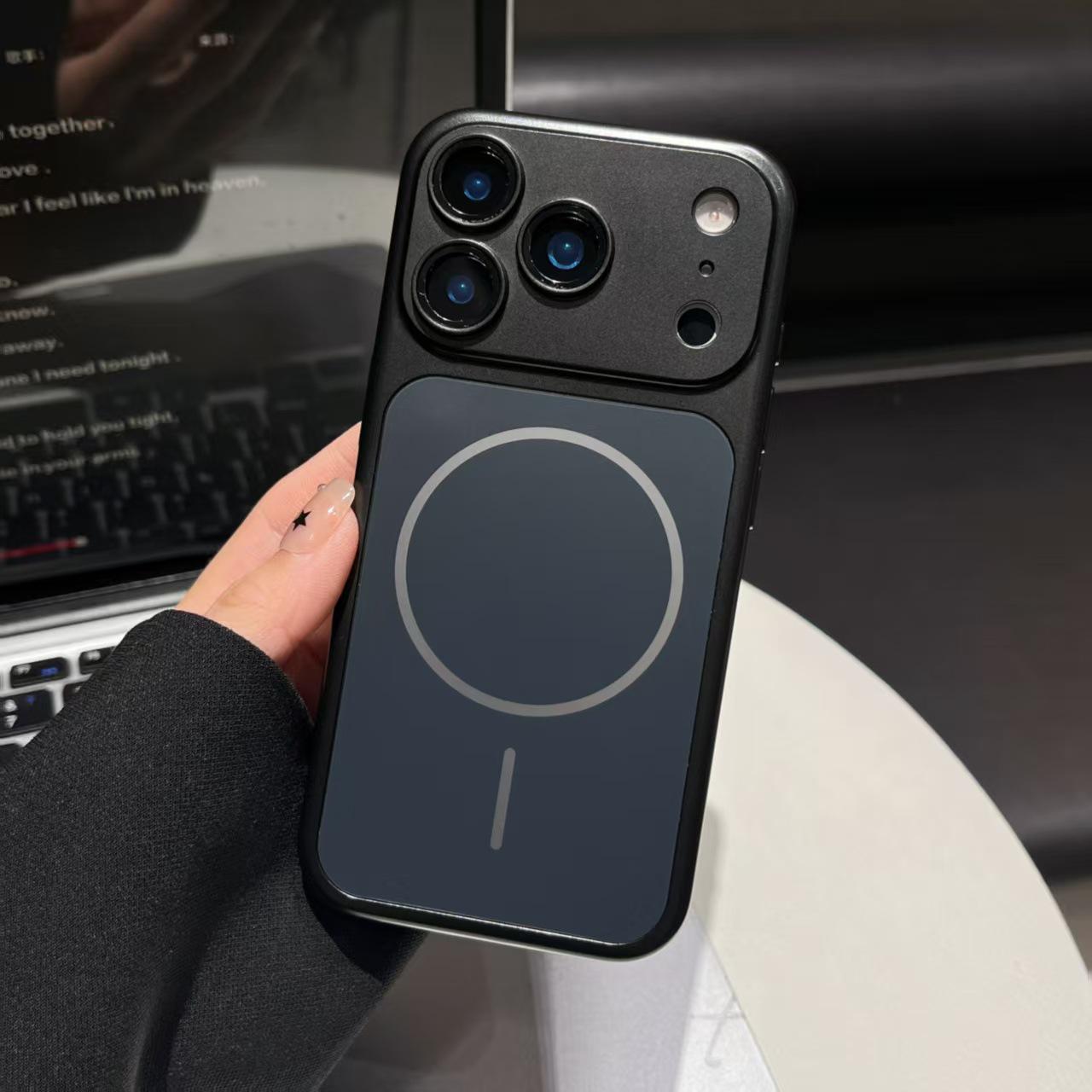 

Compatible with Apple iPhone 17 Pro Max - Magnetic Suction Protective Case in Original Colors for iPhone 16 Pro 13Pro