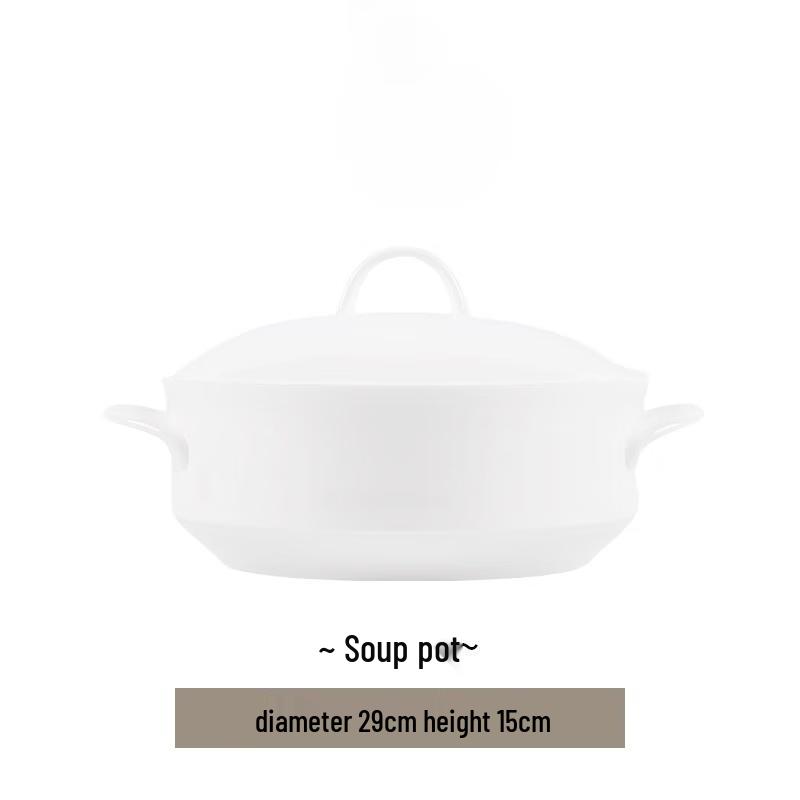 Cream Style Jingdezhen Ceramic Rice Bowl