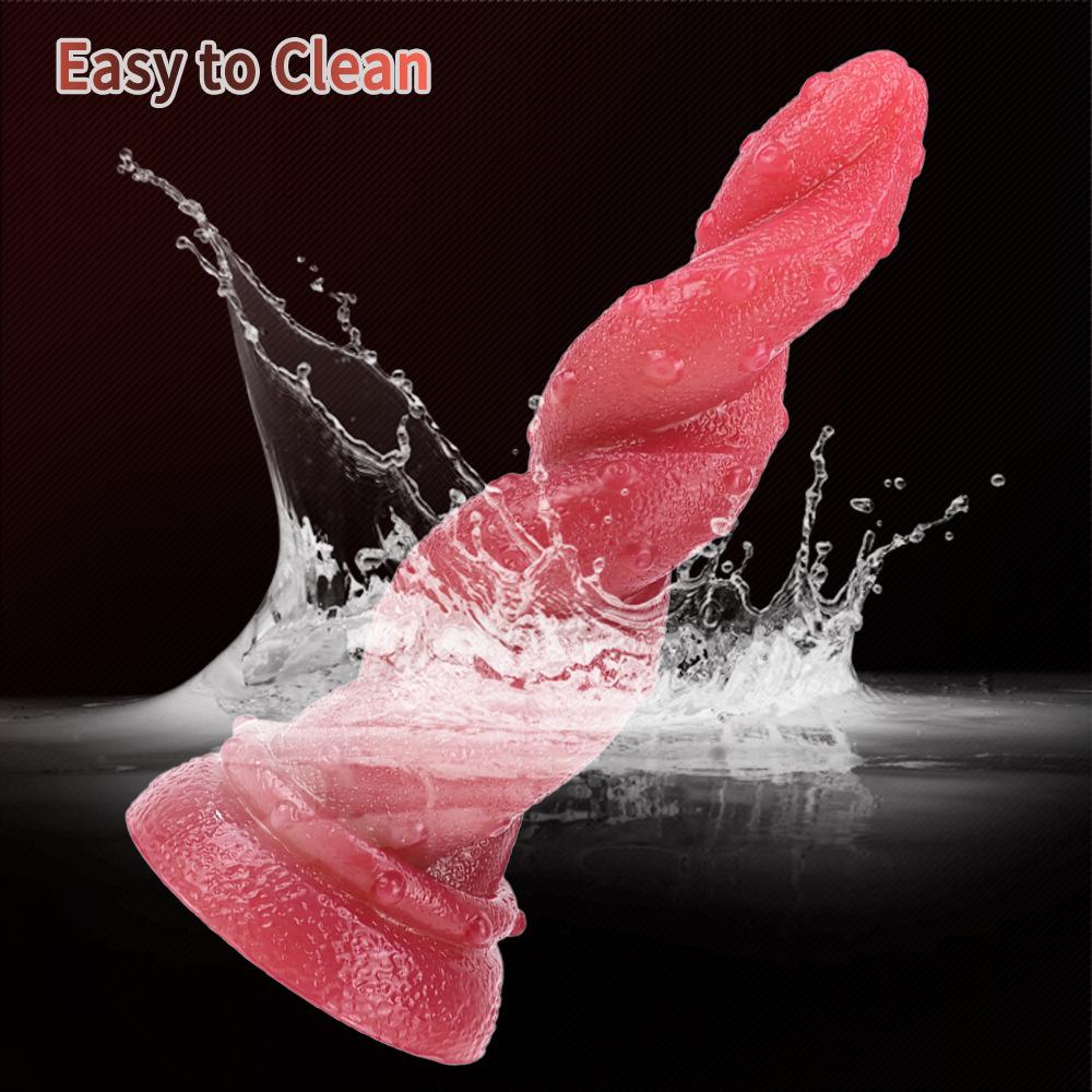 Supersize Stimulation Simulation Gradient Silicone Dildo Female Use Abnormity Simulation Phallus Female Sex Toys Masturbator