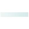 VidaXL Panneaux d'étagère 2 pcs Verre Transparent 80 x 12 cm