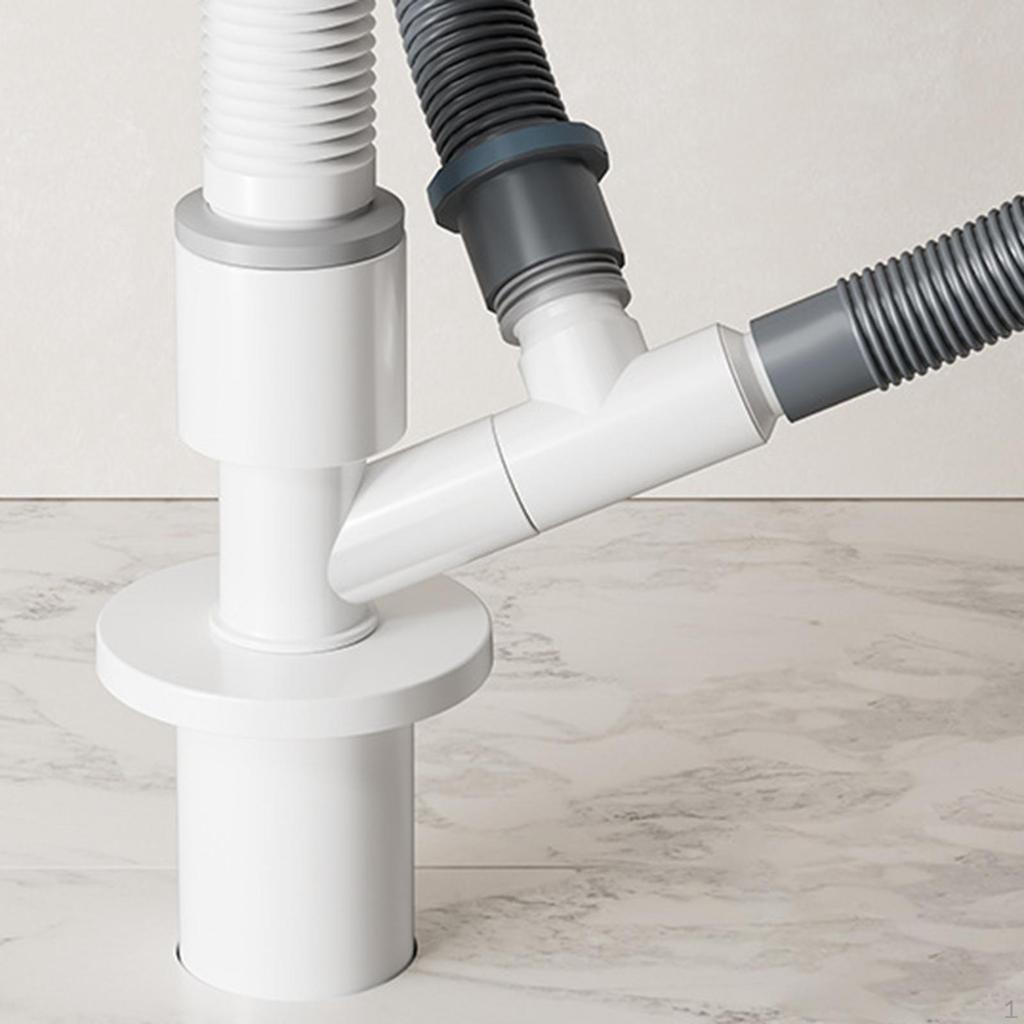 Washing Machine Drain Connector Hose Coupler for Floor and Kitchen Sink