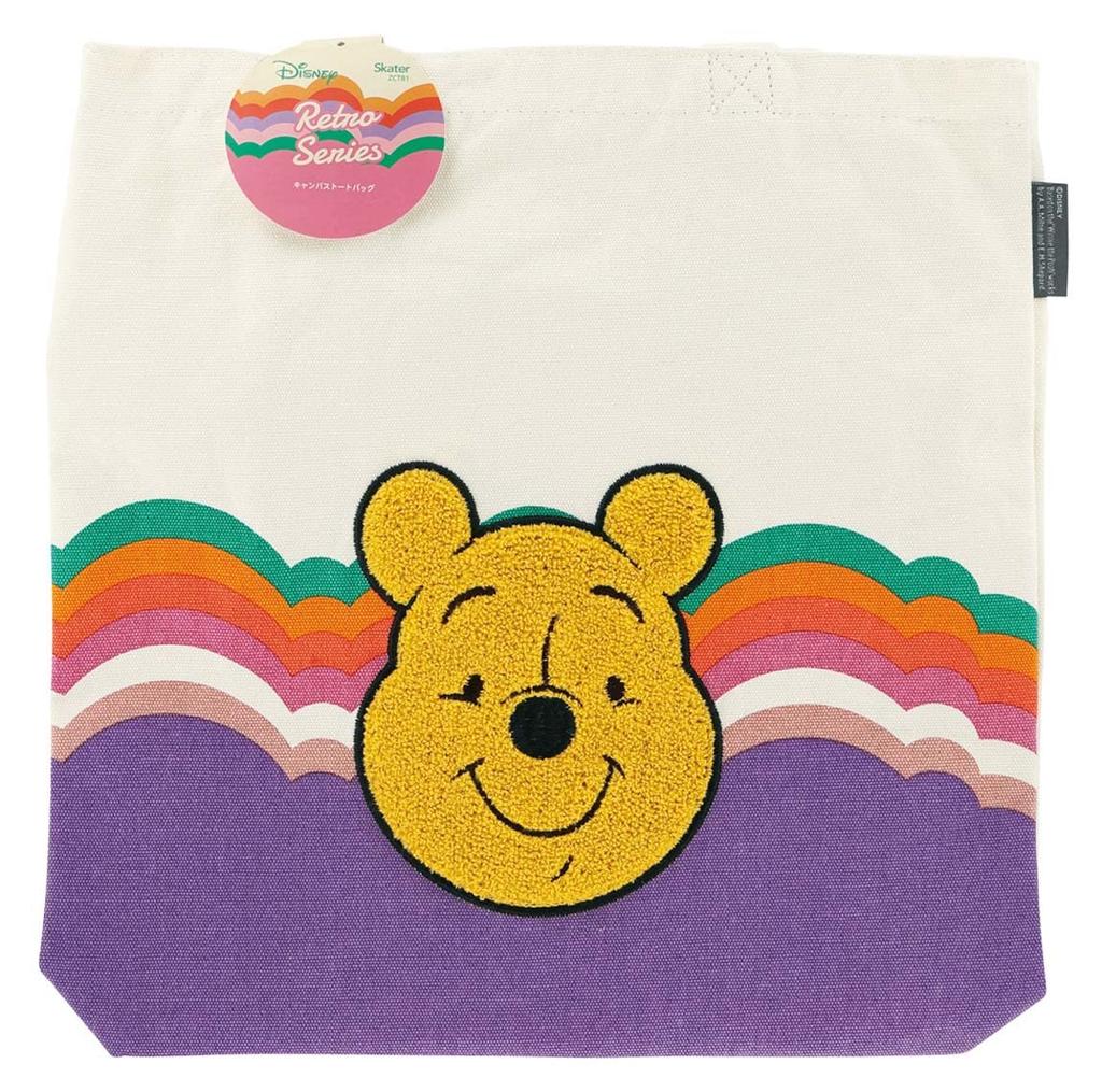 Skater Canvas Tote Bag Retro Disney Winnie the Pooh ZCTB1-A