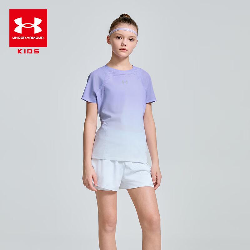 

Девочки футболка с коротким рукавом Under Armour с градиентной сеткой 130