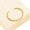 Stainless Steel Minimalist Geometric Polka Dot Open Bangle for Women