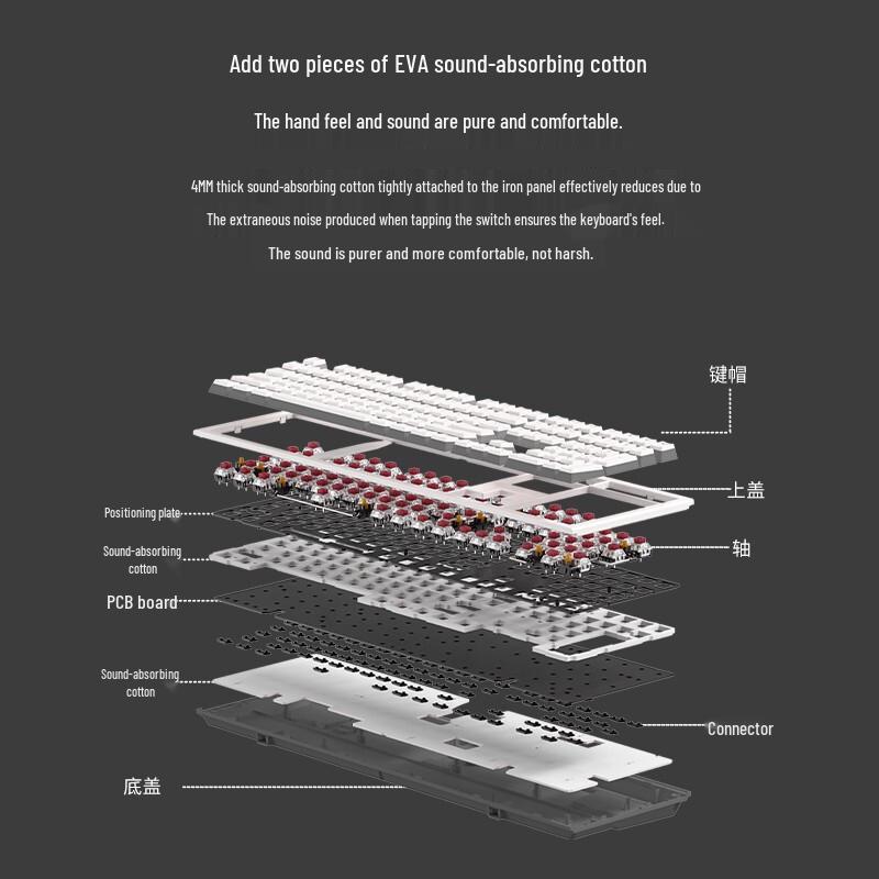 

Hyeku X5Pro 108-Key Tri-Mode Gaming Mechanical Keyboard
