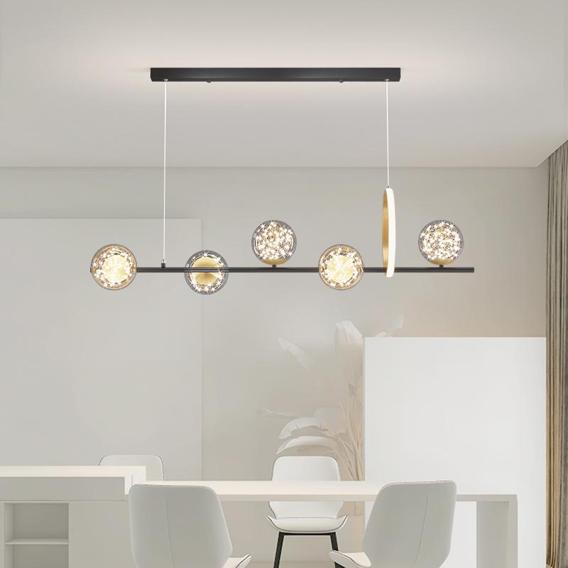 Jiudu Starry Sky Pendant Light: Modern Luxury for Home & Restaurant